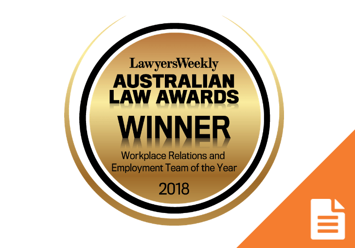 ҹwins Australian Law Award 